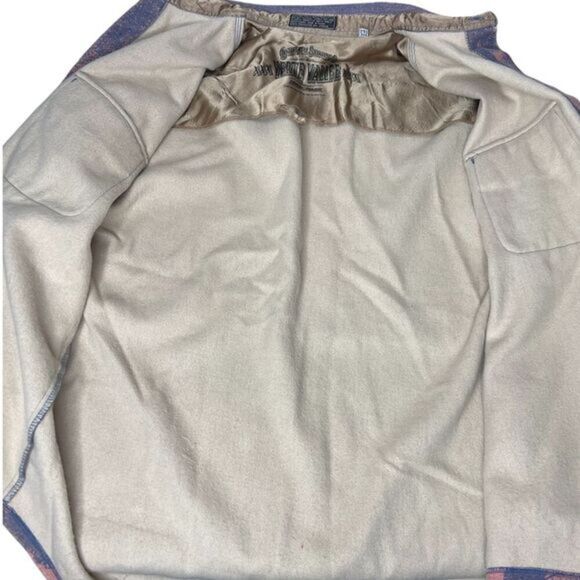 Vintage VERTE VALLEE Flannel Jacket Western Size Large - Picture 10 of 11